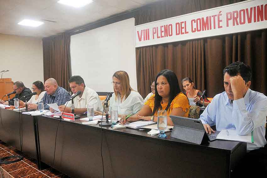 VIII Pleno del Comité Provincial del PCC en Las Tunas