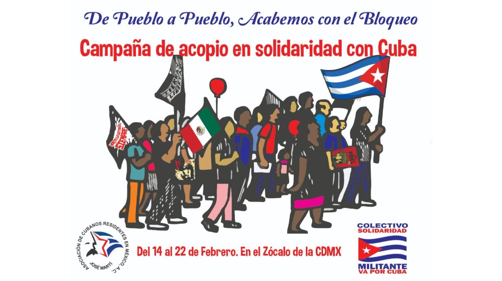 CUBA MEX CAMPANA SOLIDARIDAD ACOPIO 1