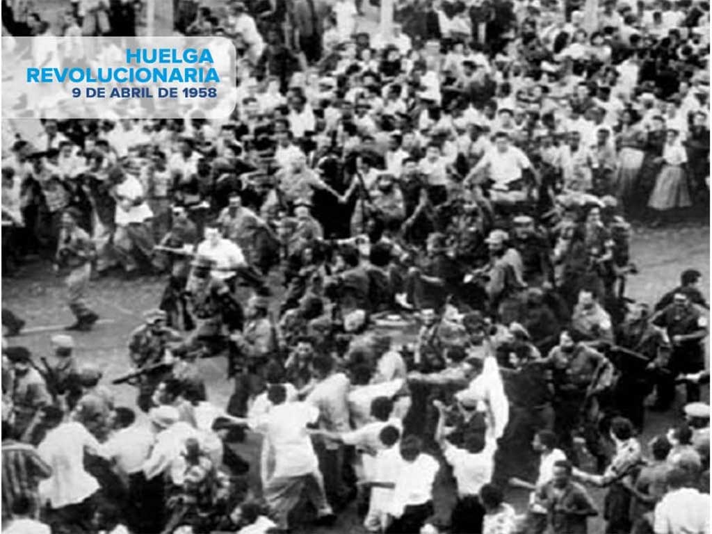 Cuba Huelga 9 Abril 58