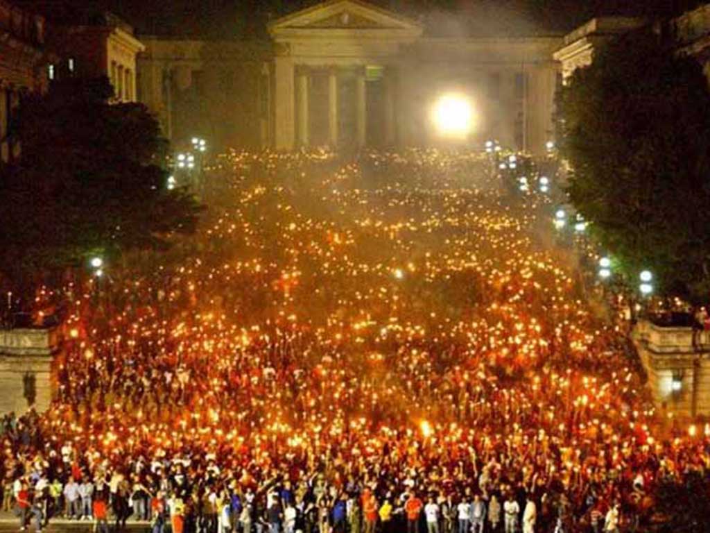 March of Torches, tonight throughout Cuba