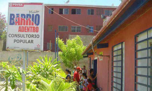 There are efforts to revitalize the Barrio Adentro community health and sports missions