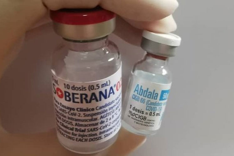 Cuban vaccine candidates against COVID-19