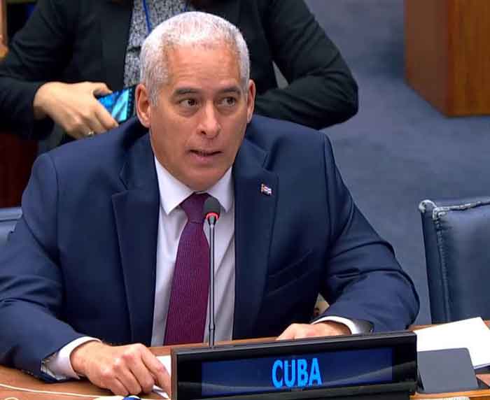 first vice minister of Foreign Affairs of Cuba, Gerardo Peñalver, assured that between March 2022 and February 2023, the economic damages to the communications and computing sector, are estimated at 41 million 270 thousand 50 dollars.