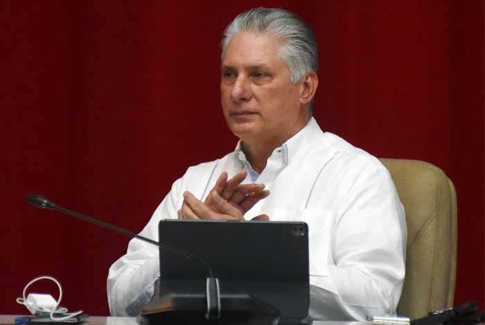 Cuban President Miguel Díaz-Canel participated in debates at Cuban Parliament