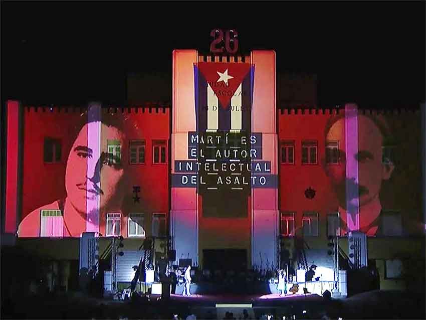 Acto central por el  aniversario 70 del asalto a los cuarteles Moncada y Carlos Manuel de Céspedes