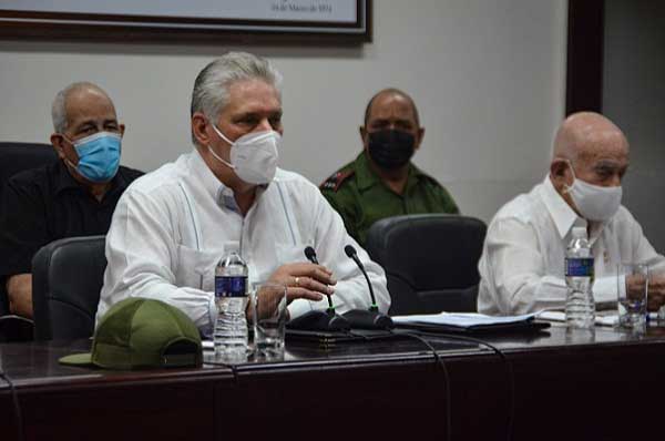 President Miguel Díaz-Canel presided plenary session of Havana's PCC Committee