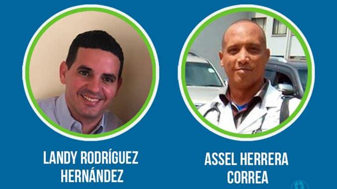 Doctors Landy Rodríguez Hernández and Assel Herrera, kidnapped in Kenya on April 12, 2019.