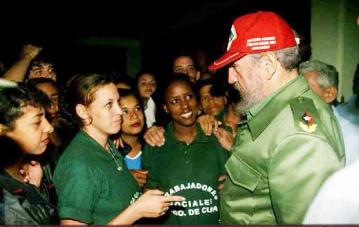 The Social Workers Program was created by Commander in Chief Fidel Castro