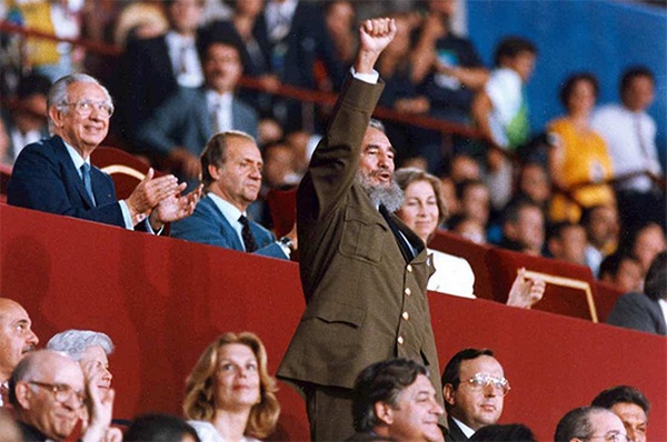 1992 Fidel en Barcelona