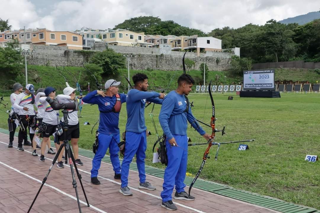 Cuba took the bronze medal in the modality of recurve bow 