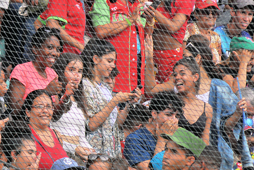 Joy of the Las Tunas fan.