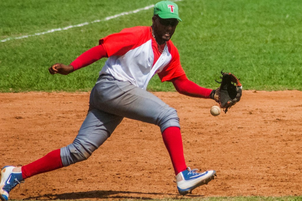 Infielder Denis Peña