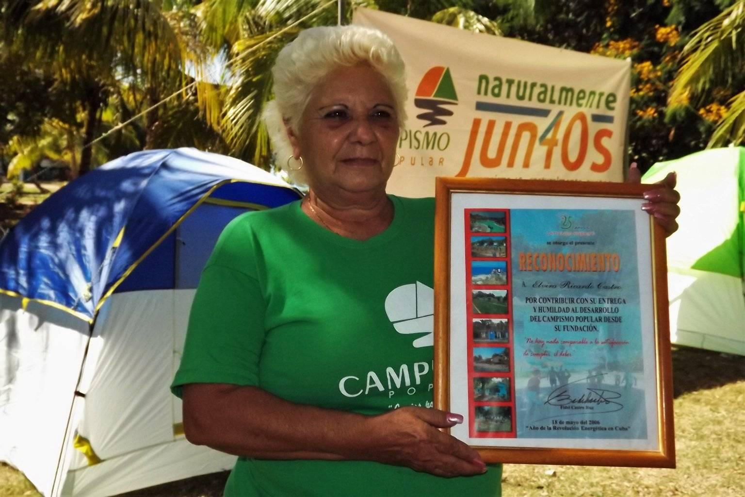 Popular Camping founder Elvira Ricardo