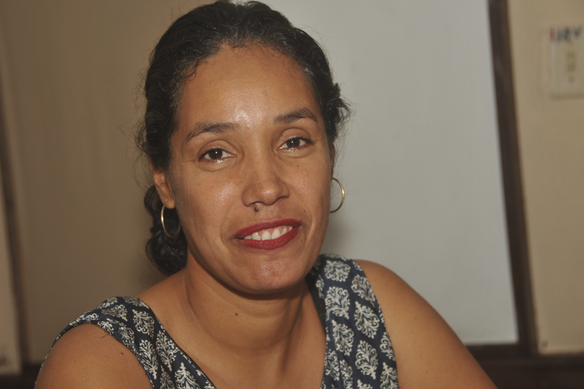 Kennia Batista Céspedes, deputy delegate of the Hydraulic Resources Institute.