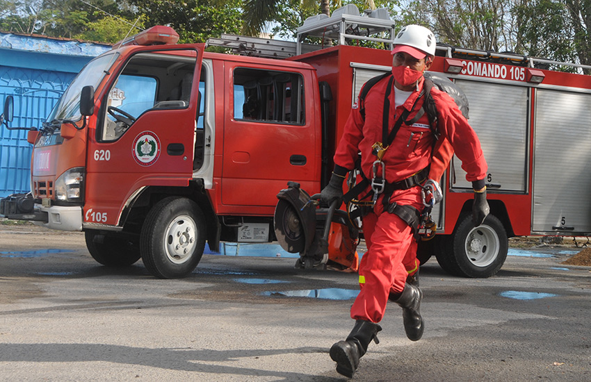 Several institutions in Las Tunas carry out preparation exercises to face fires