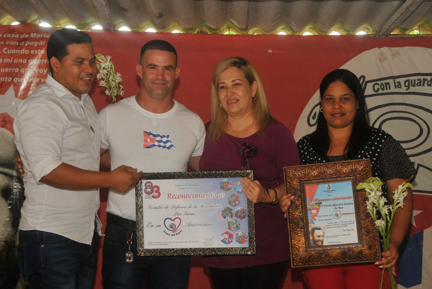 Cuba's largest mass organization received recognition from the highest authorities of the province