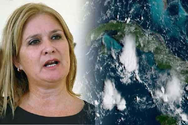 Miriam Teresita Llanes, jefa del Centro de Pronósticos del Instituto de Meteorología