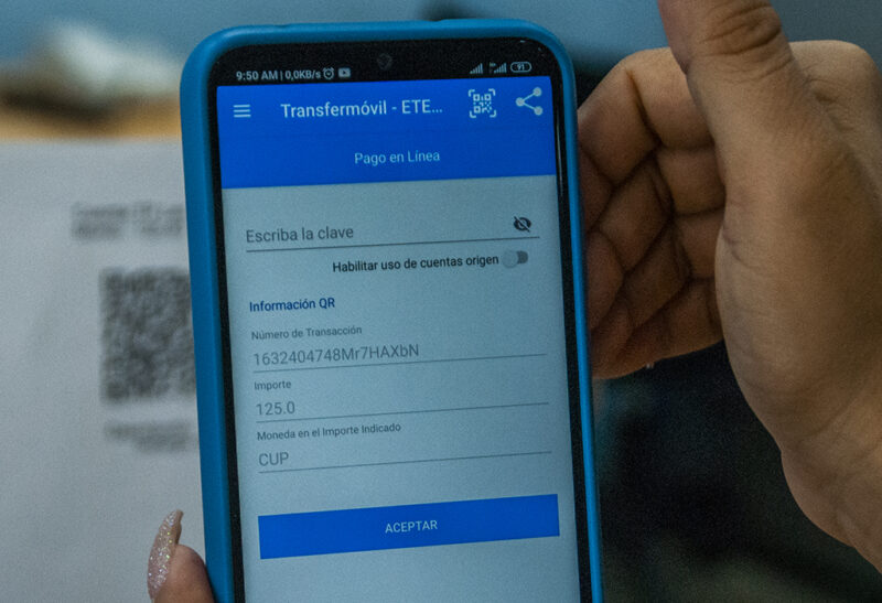 Transfermóvil is the most widely used platform for digital payments