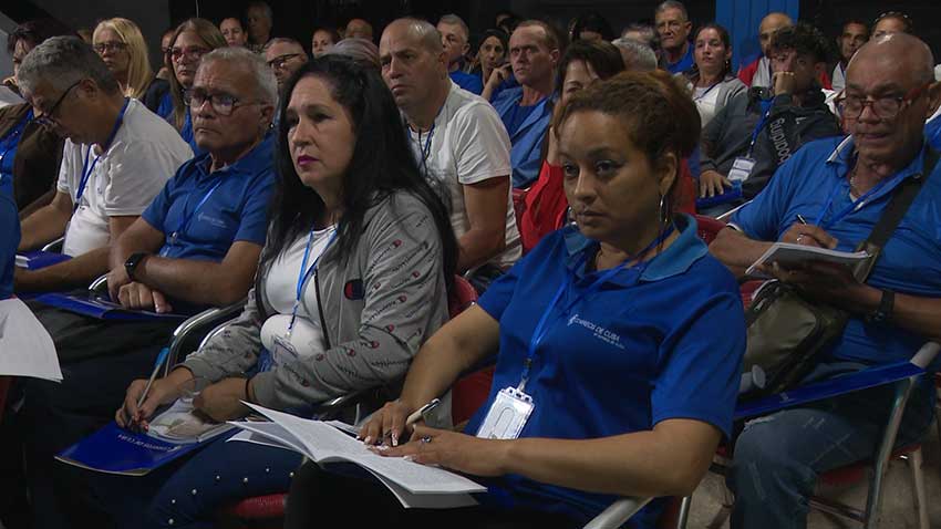 Annual balance assembly of Las Tunas Post Office Company.