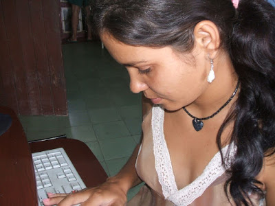 Writer and reporter Yelaine Martínez Herrera, a representtive of the Las Tunas Amateur Artists Movement