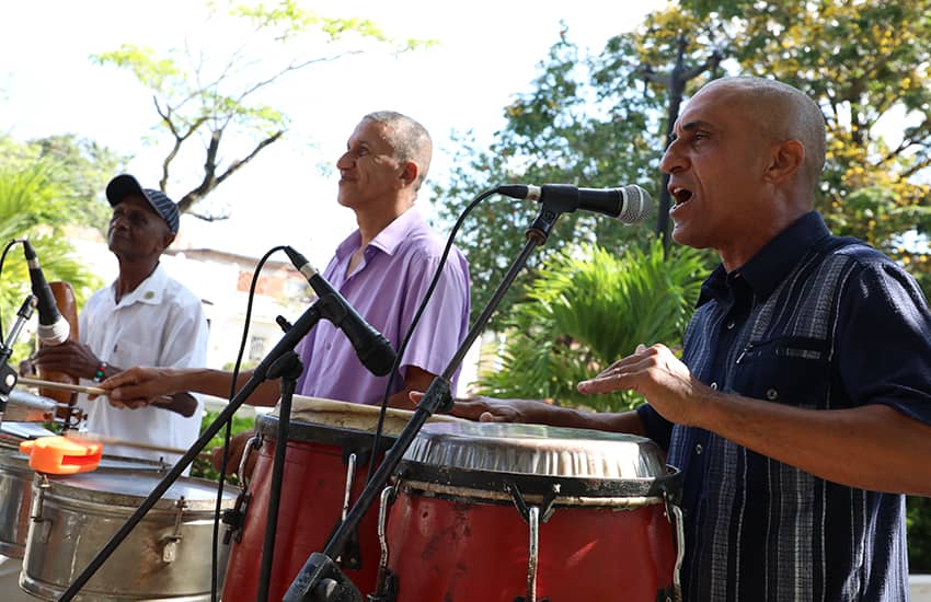 Celebration for the Cuban Son Day in Las Tunas.