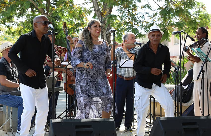 Celebration for the Cuban Son Day in Las Tunas.
