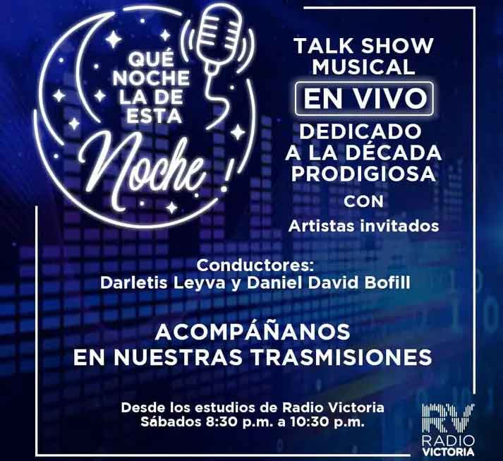 What a night tonight! live radio program.