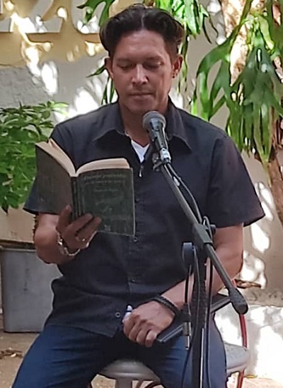 Yury García Fatela, writer and cultural promoter.