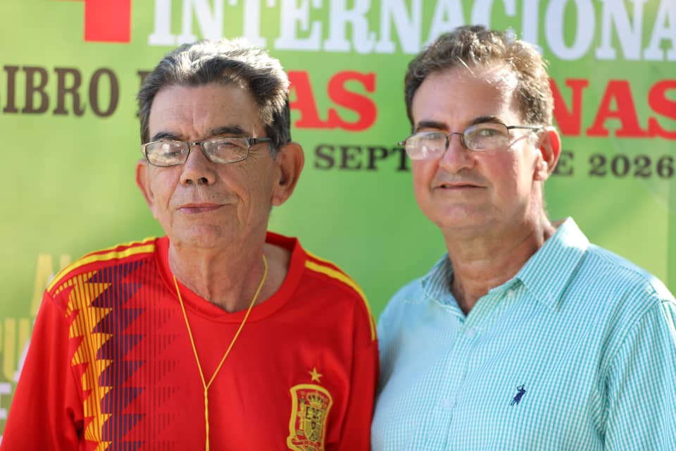 Feria del libro Adalberto y Jorge Luis