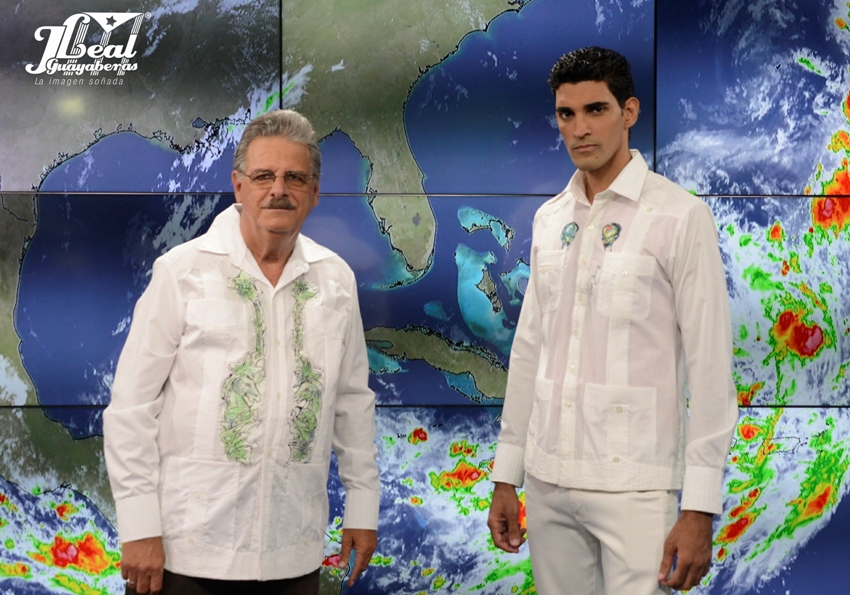 Jordi Leal, known as the King of the Guayaberas, along with Dr. José Rubiera