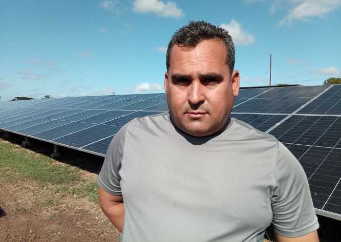 Jorge Luis Páez Rodríguez especialista de parque Blanca rosa