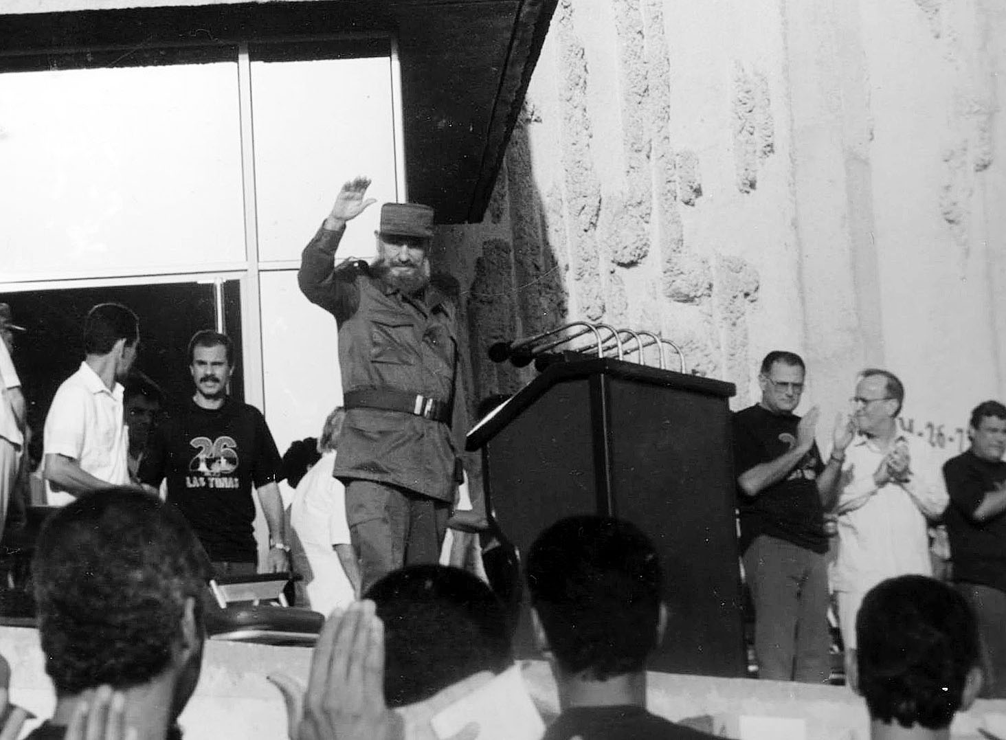 Para Portada Pie de foto El acto por el 26 de Julio en la Plaza de la Revolución tunera en 1997 fue una cita de muchas emocionesjpg