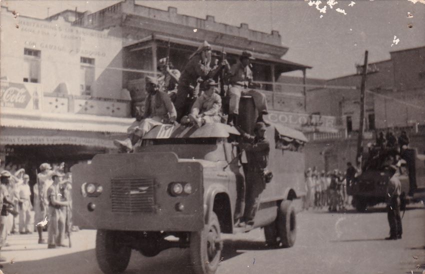 Caravana de la Libertad por Las Tunas foto Archivo del museo municipal de Puerto Padre