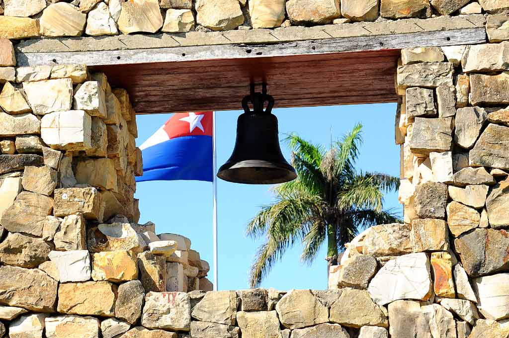 Bell of La Demajagua farm, where Carlos Manuel de Céspedes proclaimed the independence of Cuba.