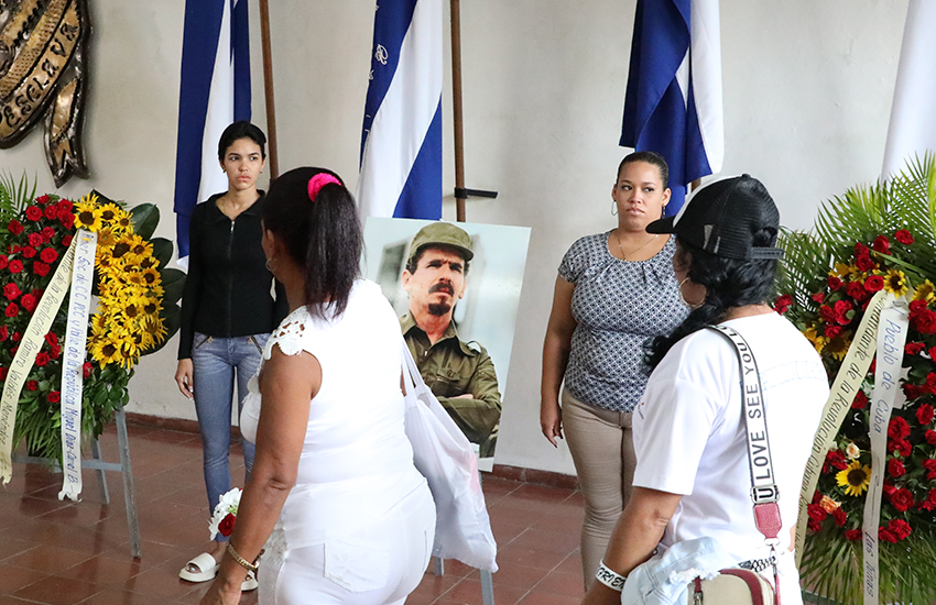 Posthumous tribute in Las Tunas to Commander of the Revolution Ramiro Valdés.