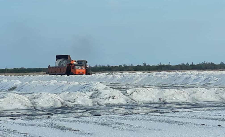 The salt industry, in Puerto Padre, secured this and next year's production.