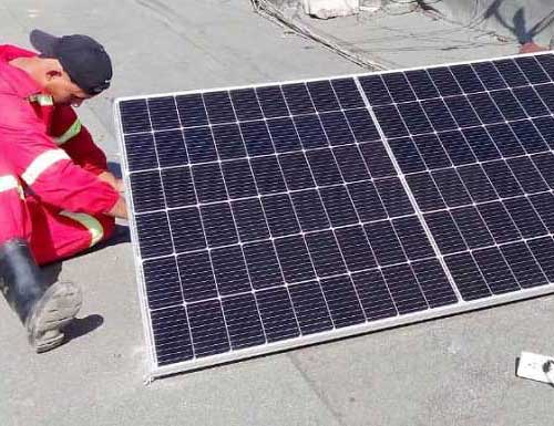 University professors are benefited with solar panels.