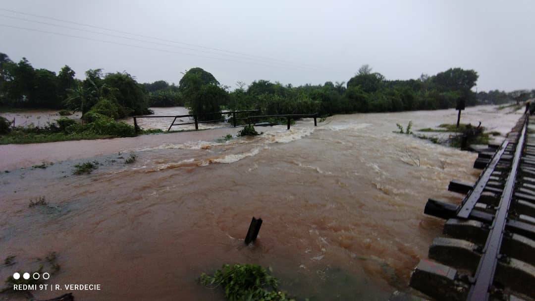 The Sevilla River also received rainfall in Najasa, Camagüey.