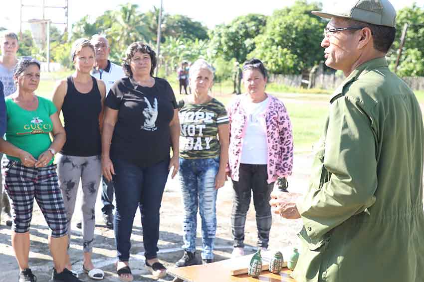 Día Territorial de la Defensa en Omaja, Majibacoa, Las Tunas.