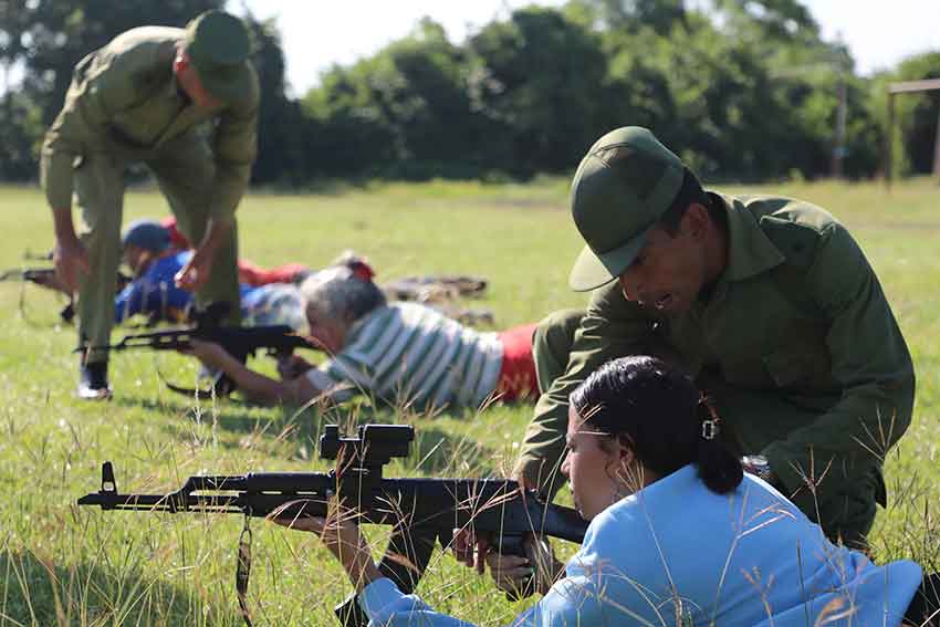 Día Territorial de la Defensa en Omaja, Majibacoa, Las Tunas.