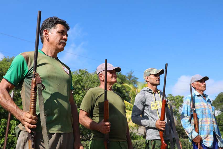 Día Territorial de la Defensa en Omaja, Majibacoa, Las Tunas.