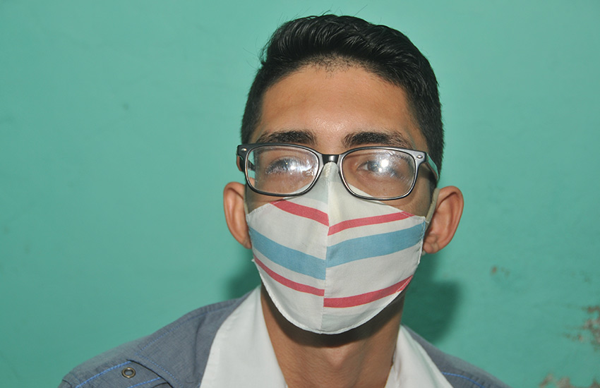 Young Medicine student Julio Antonio Esquivel