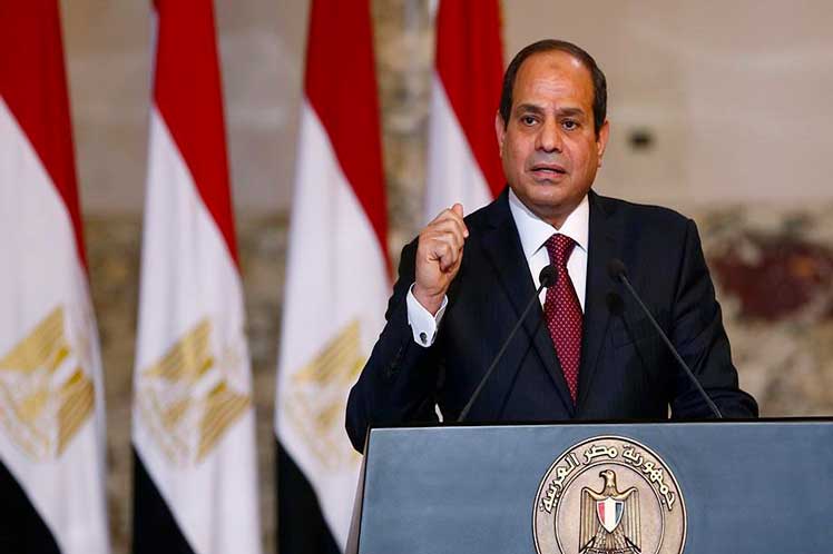 Egipto presidente Abdel Fattah El Sisi