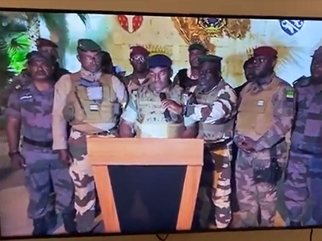 Gabon Militares