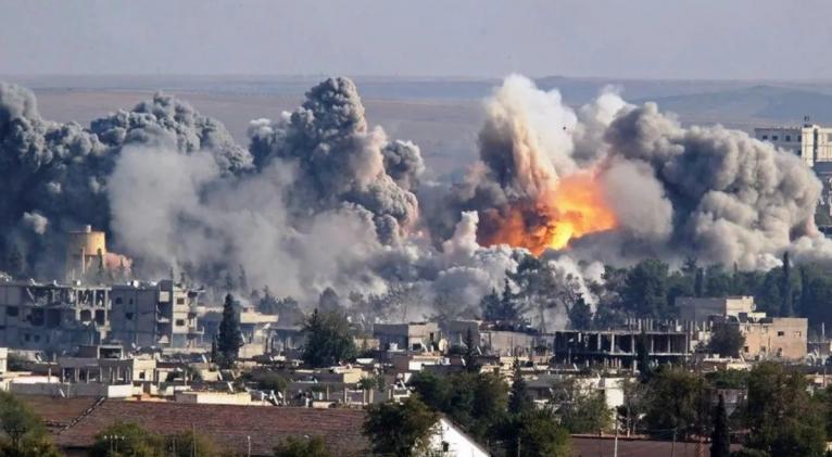 bombardeo siria