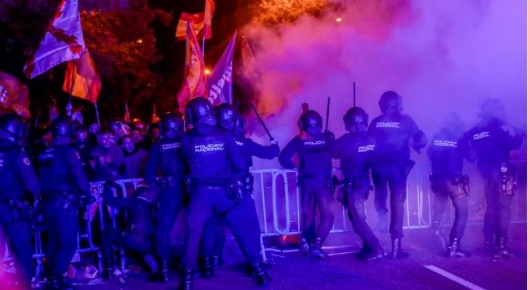 represion policial espana