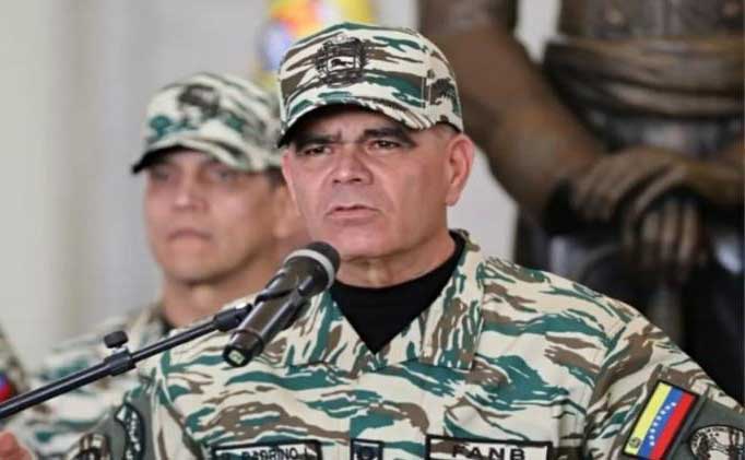 Venezuelan Defense Minister, Major General Vladimir Padrino López.