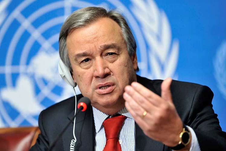 El secretario general de la ONU, António Guterres.