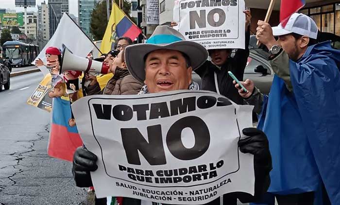 The National Electoral Council (CNE) confirmed that the “No” vote prevailed on all questions.