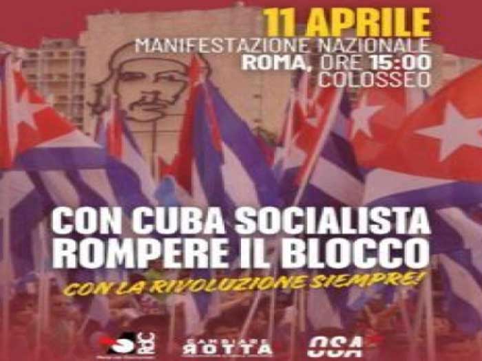 "Salir a las calles de Roma no es un gesto ritual. Es un acto político necesario, para romper el bloqueo, para defender la soberanía."